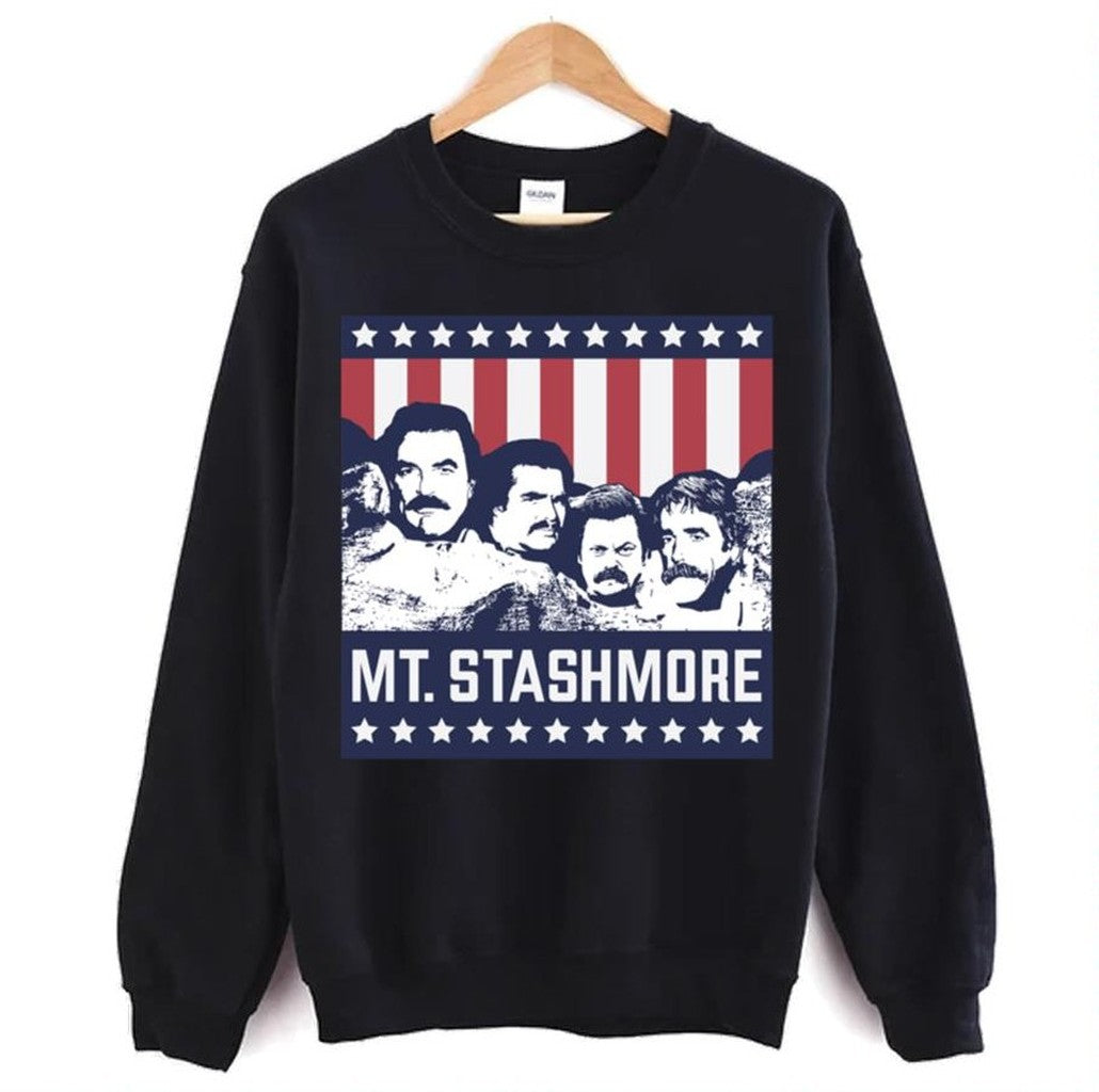 Mount Stashmore Celebrity Mustaches Unisex T-Shirt