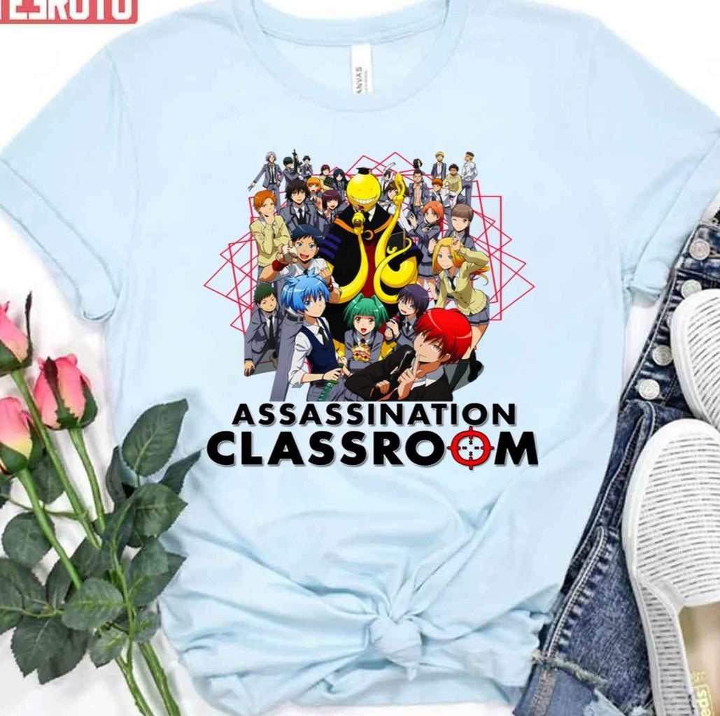 Assassination Classroom Ansatsu Kyoushitsu Anime Characters Unisex T-Shirt