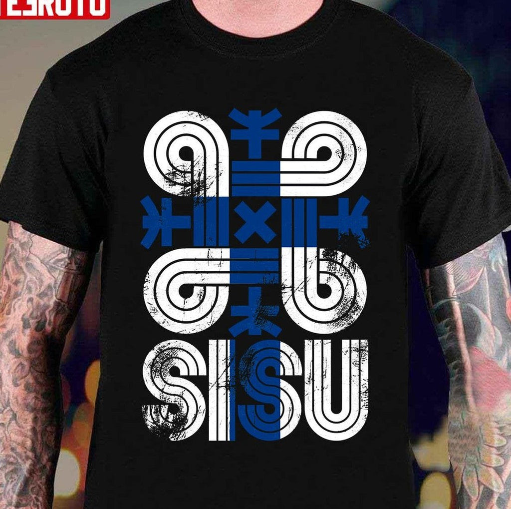 Sisu Finnish Symbol Of Protection Rune Unisex T-Shirt