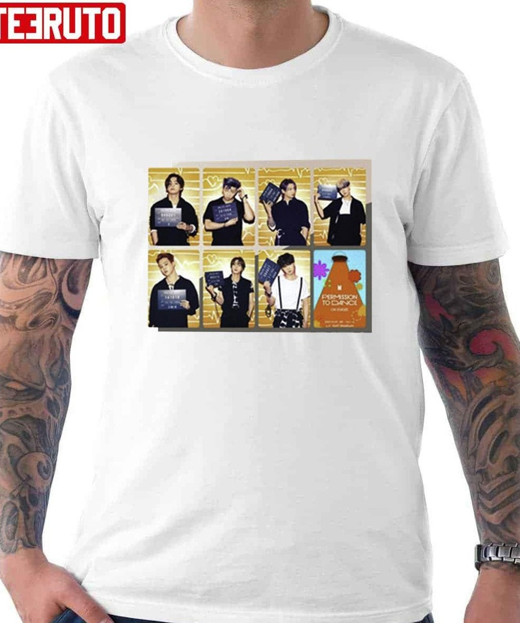 Bangtan Boys Kpop Group Permission To Dance On Stage Usa 2021 Festival Unisex Sweatshirt
