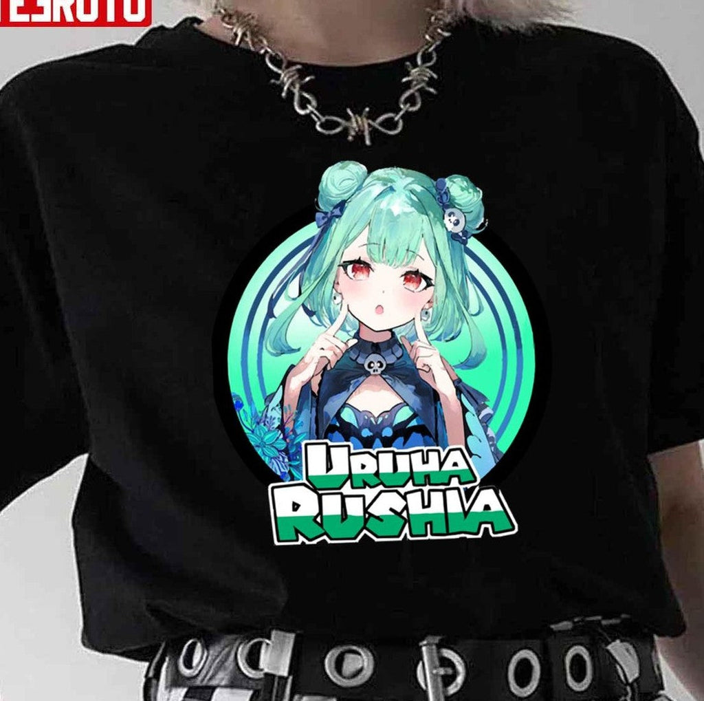 Anime Kawaii Uruha Rushia Hololive Unisex T-Shirt