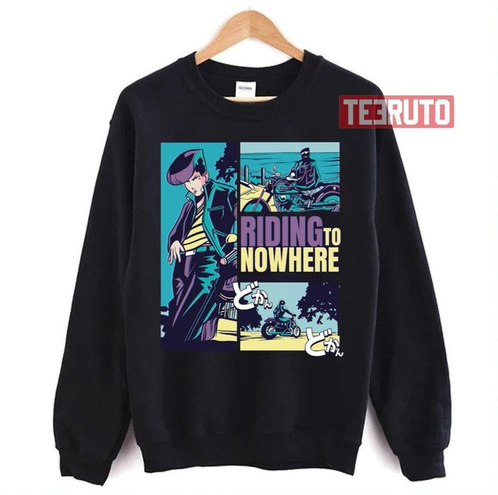 Anime Vaporwave Riding Nowhere Anime Bleach Unisex T-Shirt