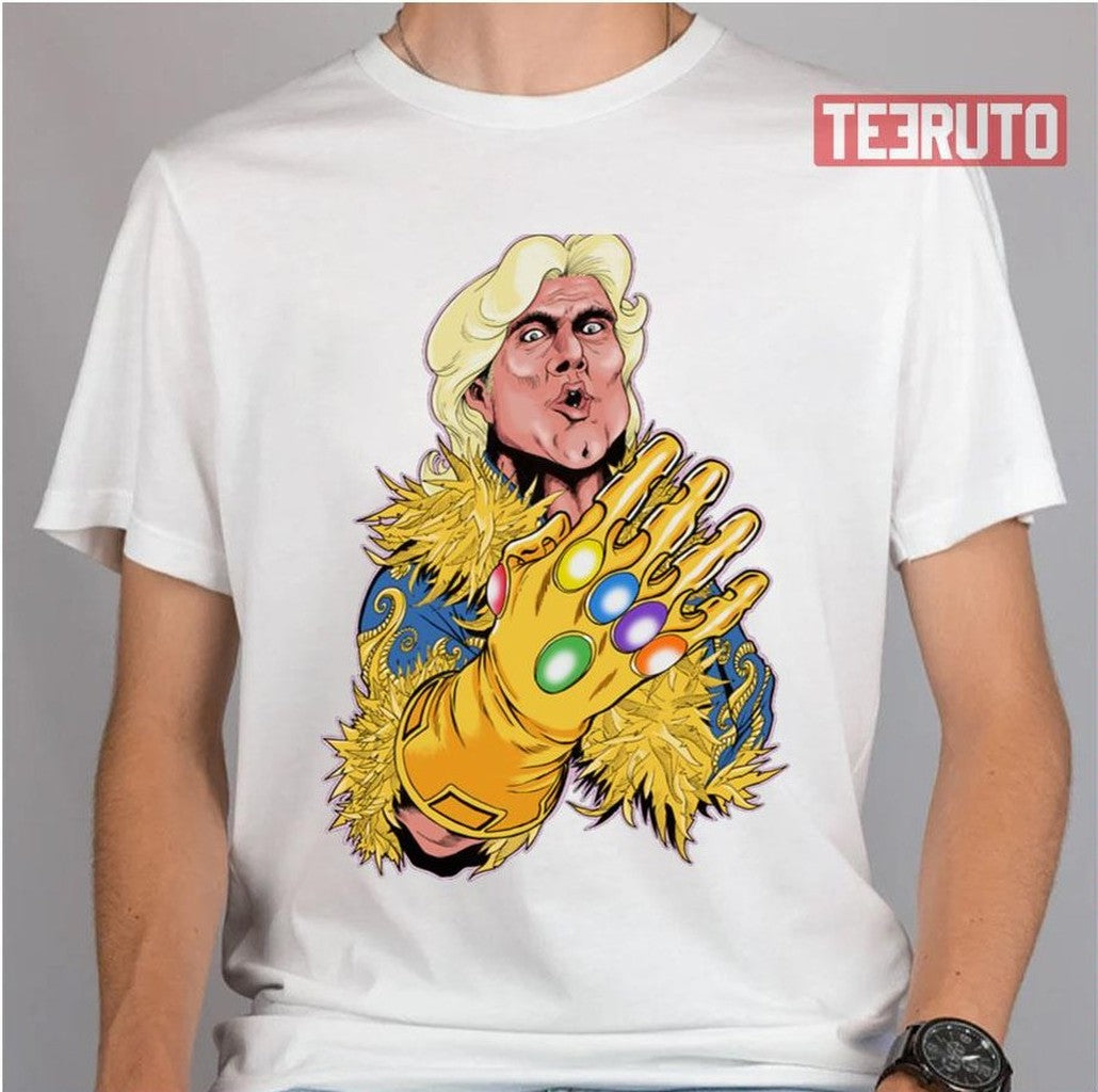 Ric Flair Infinity Gauntlet Lady The Infinity Glove Unisex T-Shirt