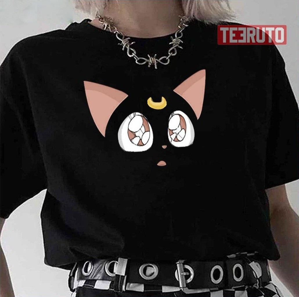 Sailor Moon Cat Luna Sailor Moon Unisex T-Shirt