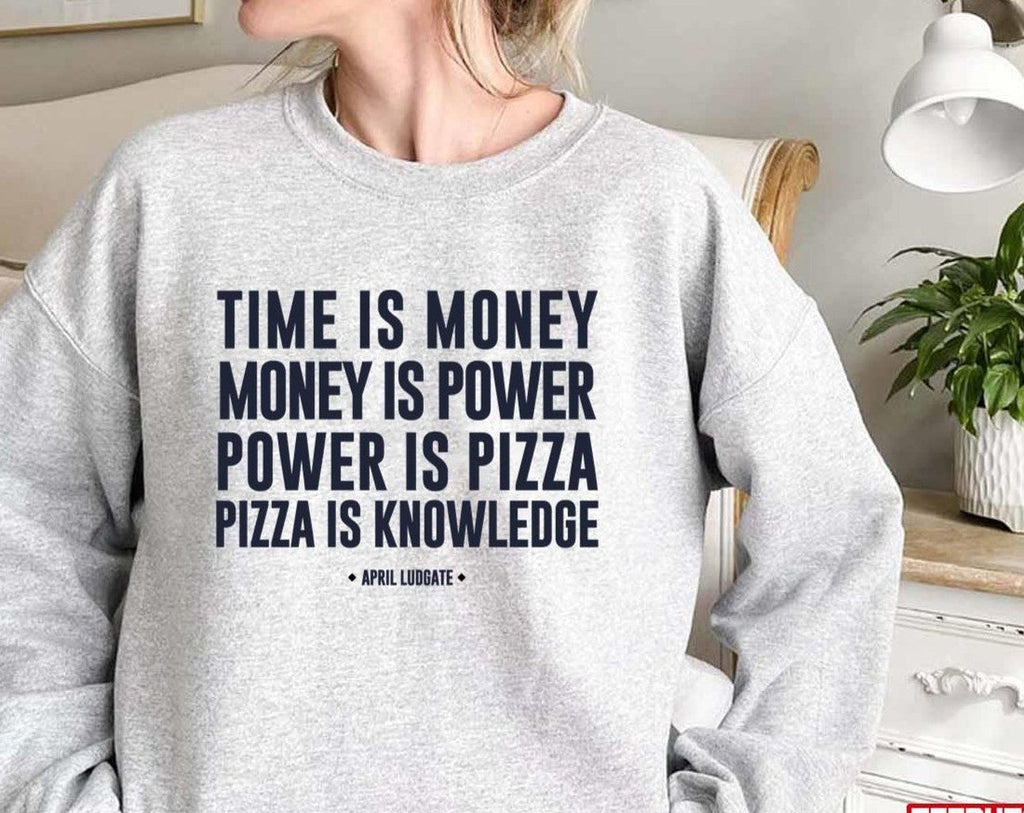 Pizza Is Knowledge Parks and Recreation Unisex T-Shirt