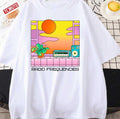 Radio Frequencies Aesthetic Vaporwave Unisex T-Shirt