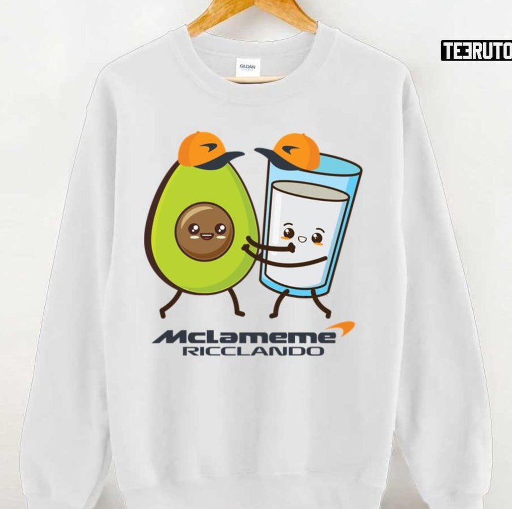 Ricciardo Norris Mclaren Team Art Unisex T-Shirt