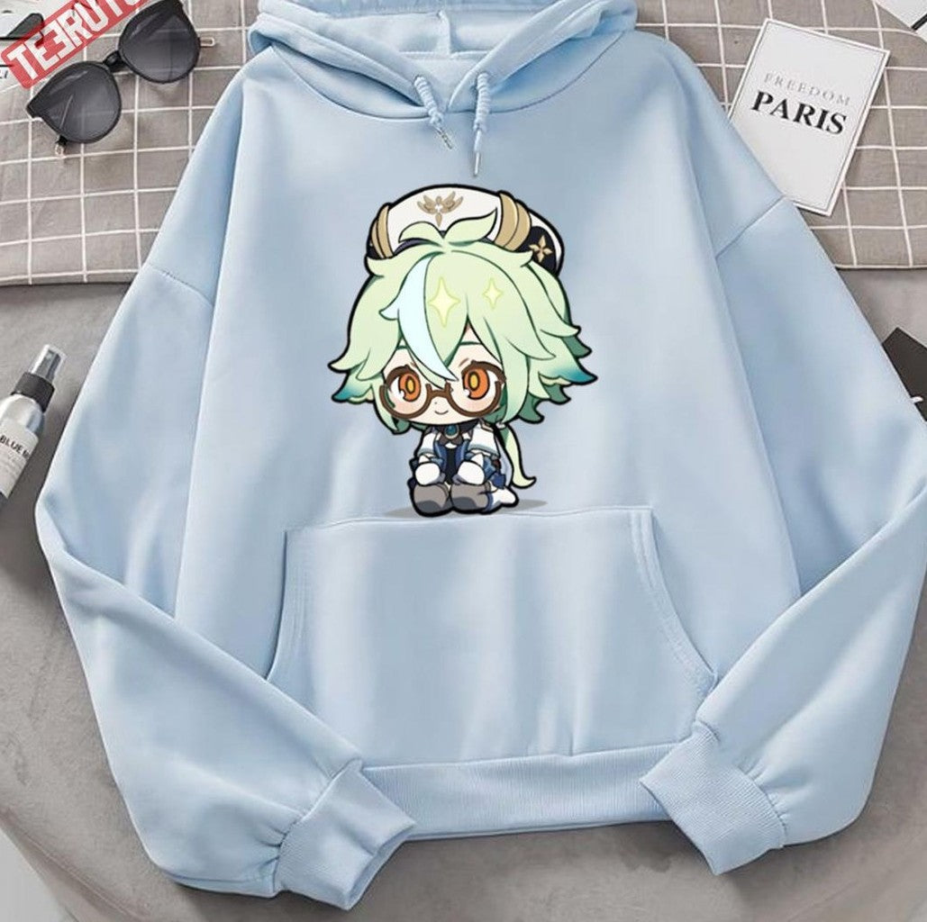 Sucrose Sitting In Slience Genshin Impact Unisex Hoodie