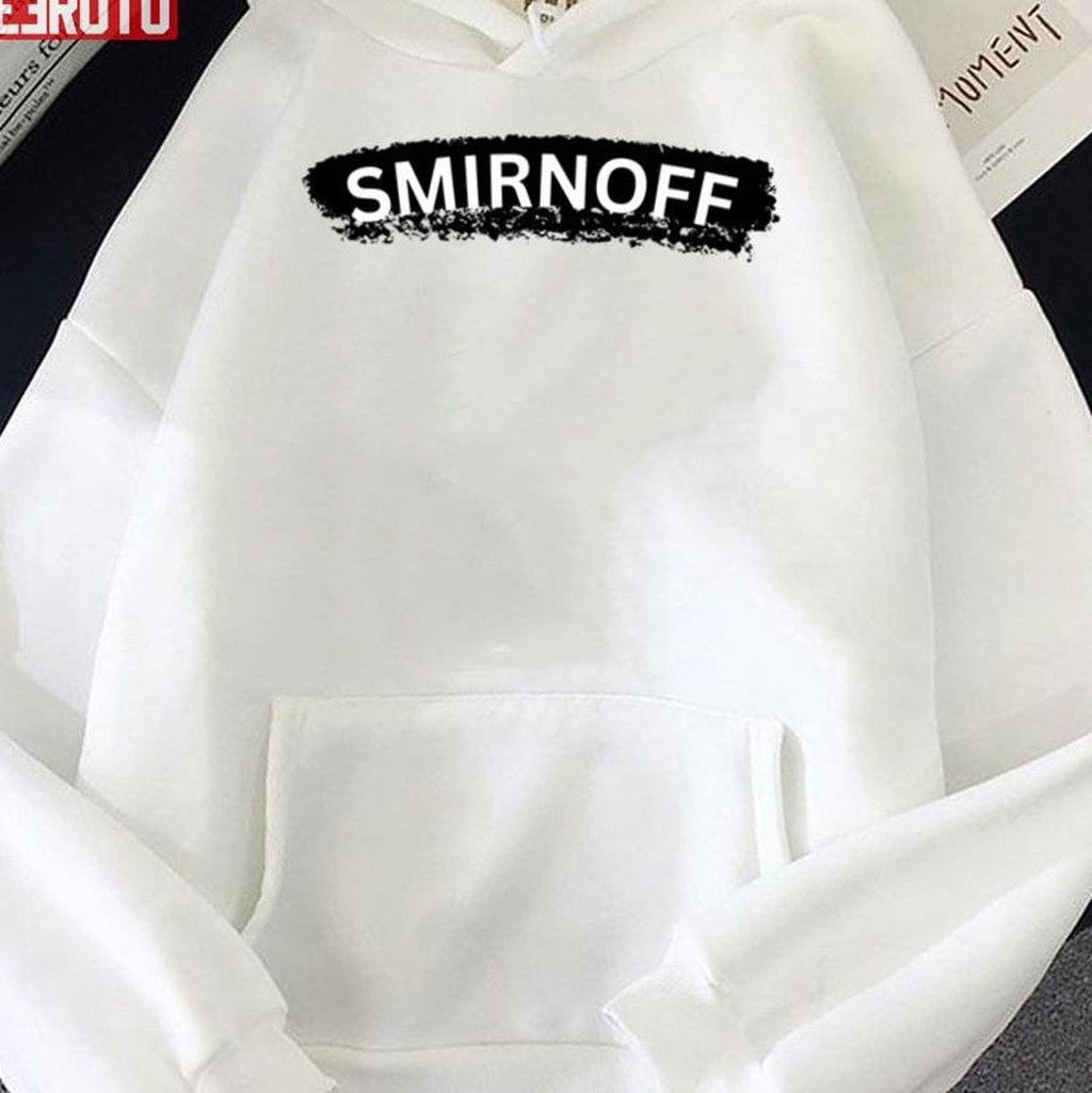 Smirnoff Black Logo Typography Unisex Sweatshirt