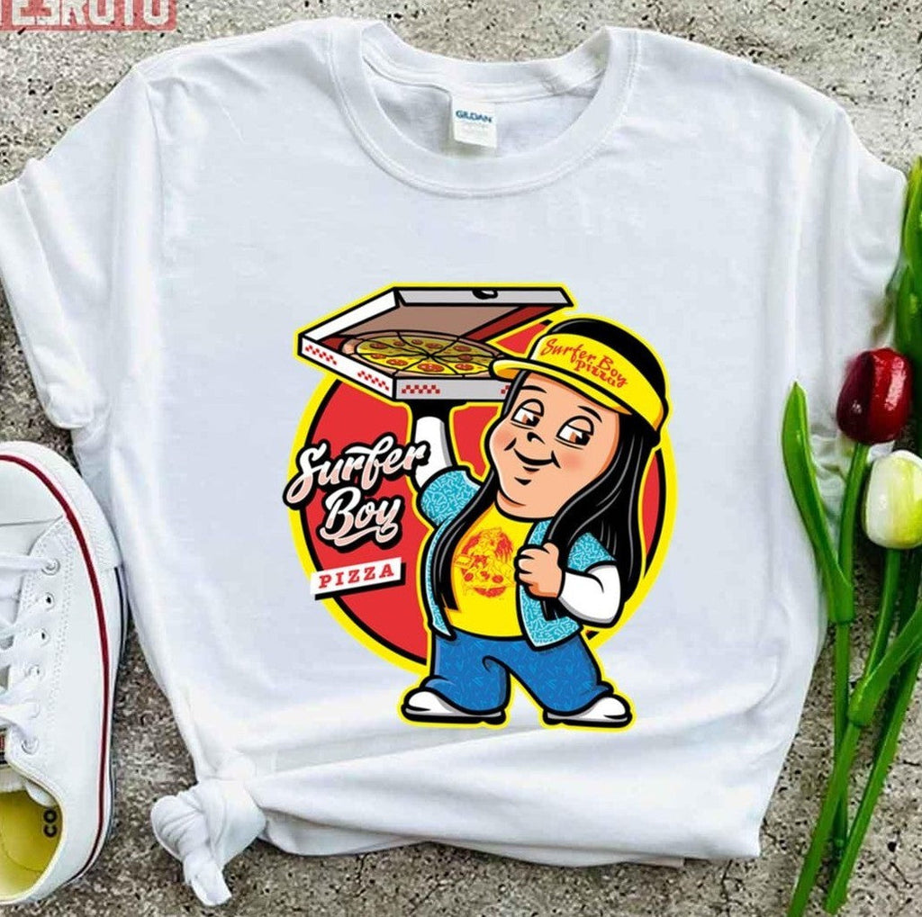 Pizza Boy Surfer Boy Pizza Unisex T-Shirt