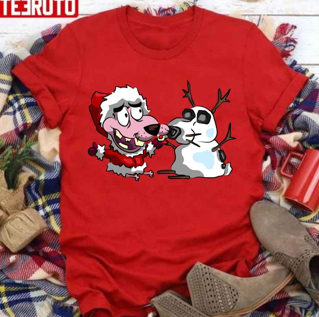 Snow Pup Snow Day Christmas 2023 Unisex Sweatshirt