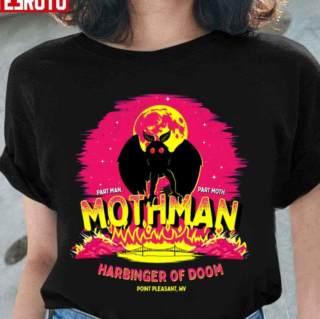 Mothman Art Mothman Harbinger Of Death Unisex Sweatshirt