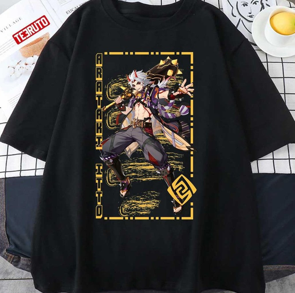Arataki Itto Genshin Impact Character Art Unisex T-Shirt