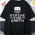 Pixel Strike The Earth Dwarf Fortress Unisex T-Shirt