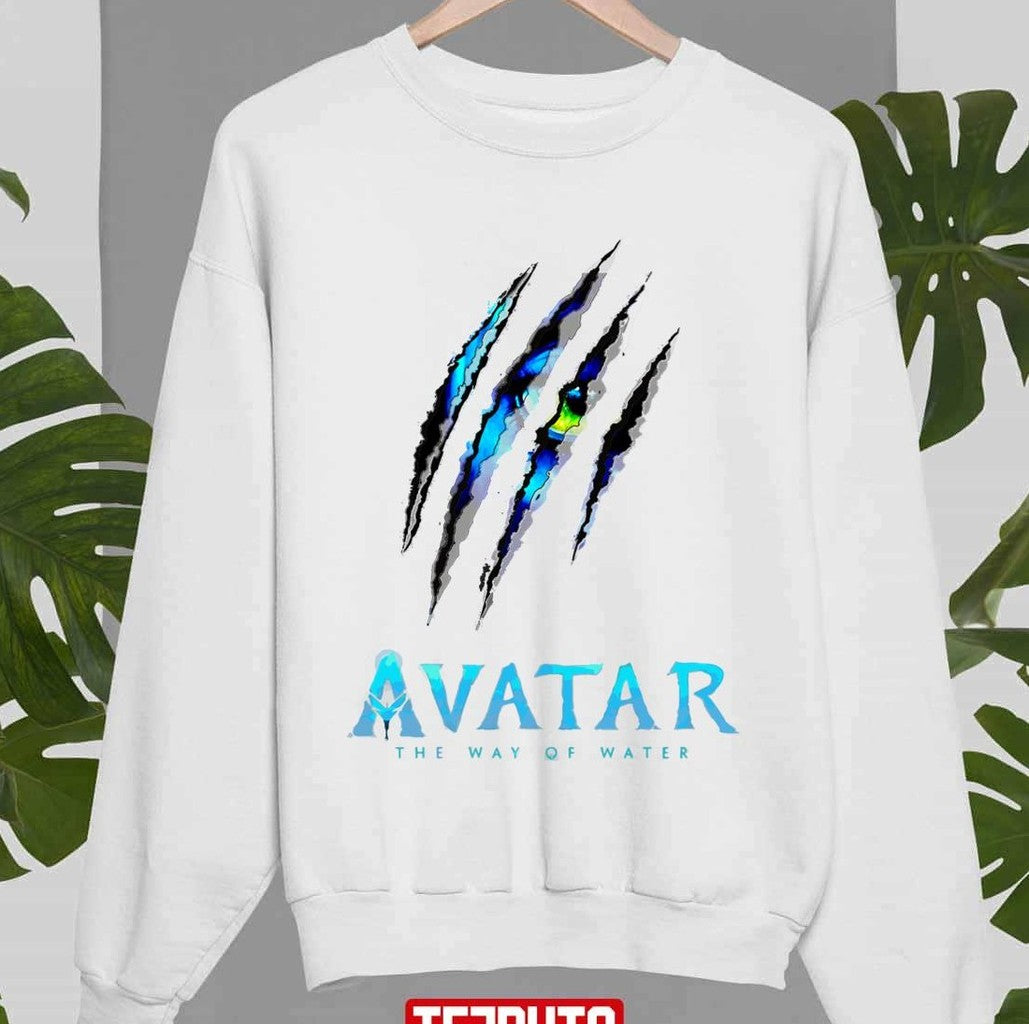 Best Avatar 2 The Way Of Water Claw Scratch And Logo Unisex Sweatshirt