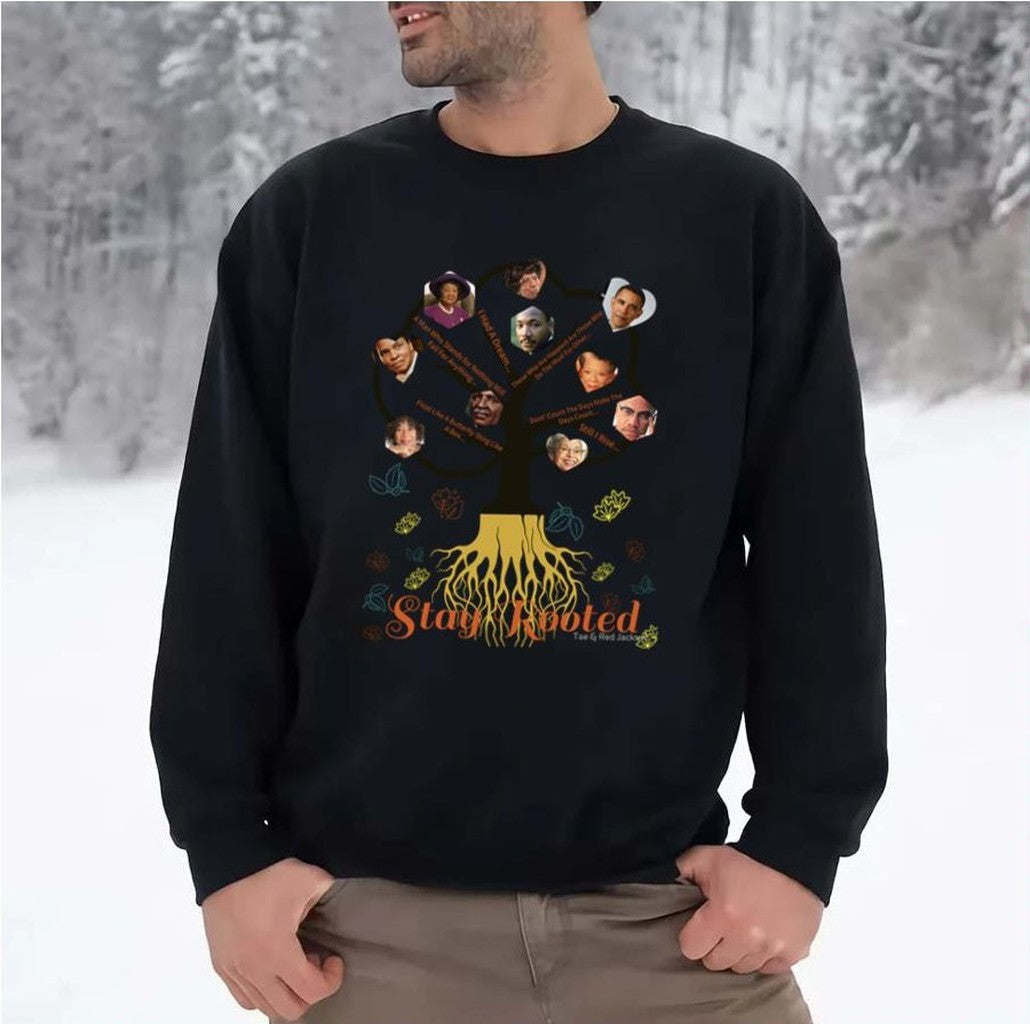 Stay Knoted Black Is History Unisex Sweatshirt