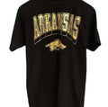 Arkansas Razorbacks Black With Gold Foil Graphic Unisex T-Shirt