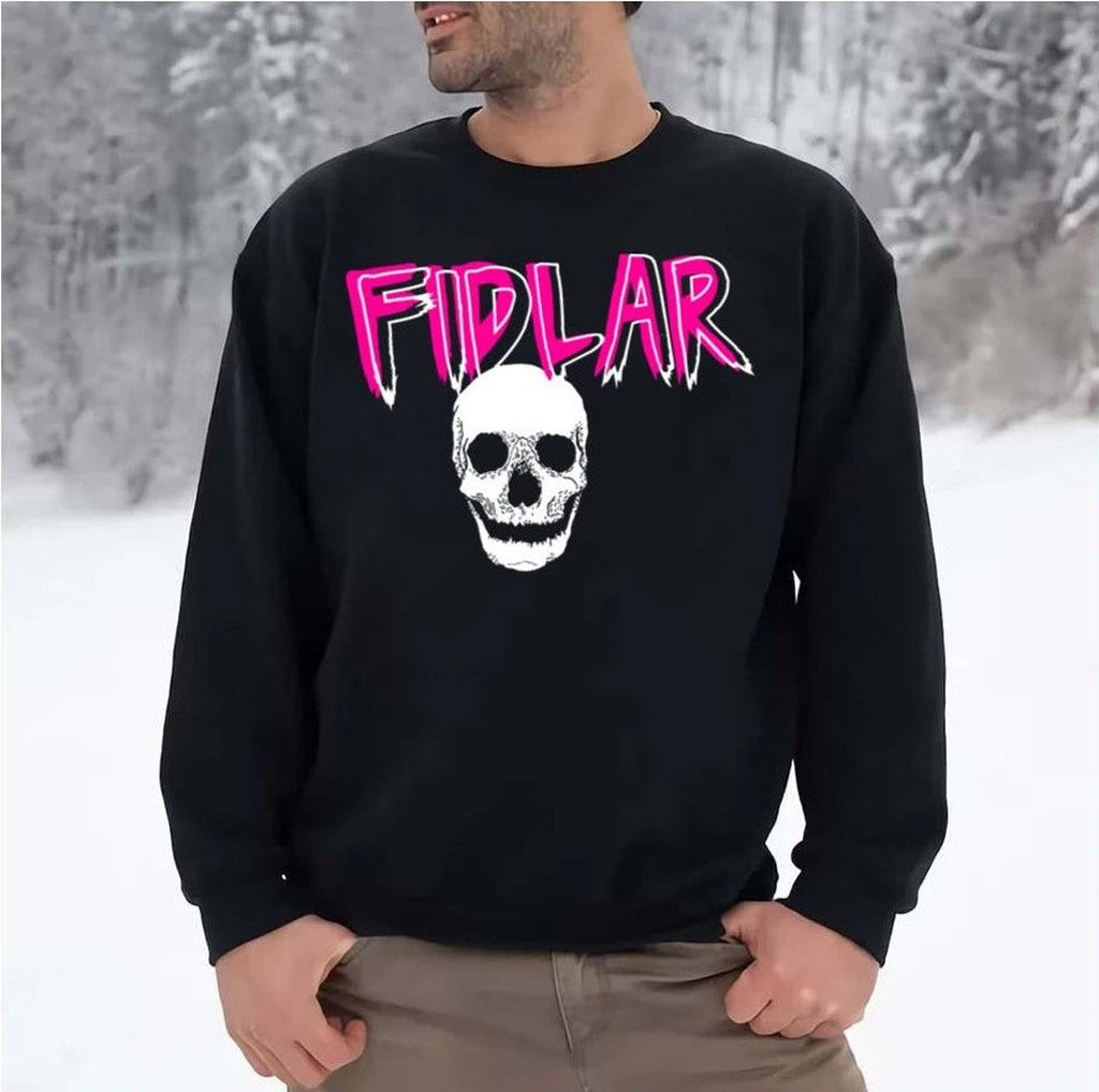 Skull Art Fidlar Unisex Sweatshirt