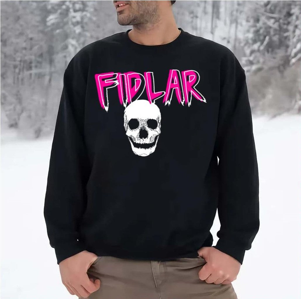 Skull Art Fidlar Unisex Sweatshirt