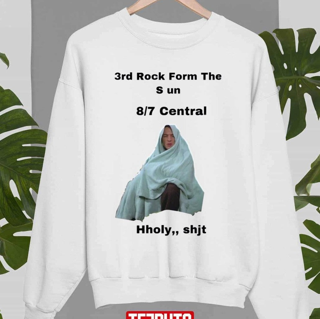 3rd Rock From The Sun Misspelled Ironic Hholy Shjt Unisex Sweatshirt