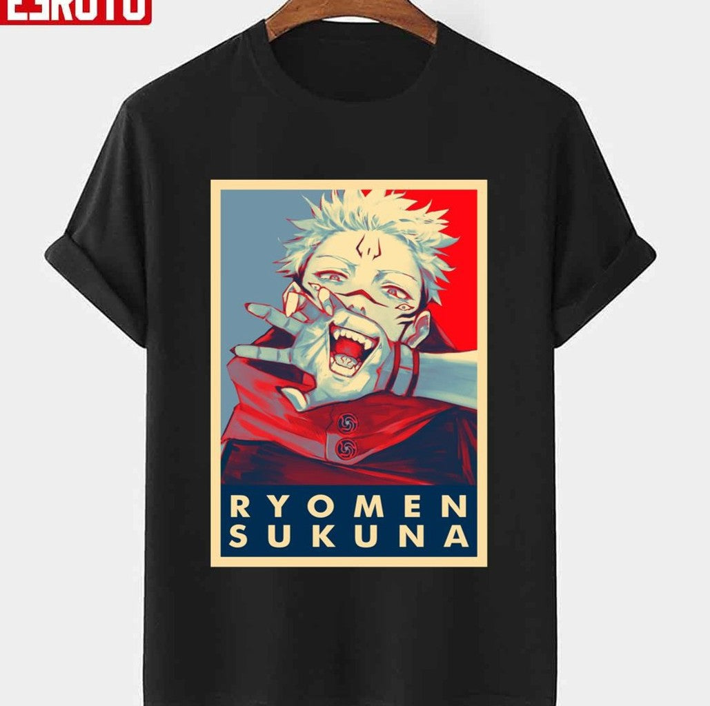 Ryomen Sukuna Jujutsu Kaisen Hope Style Unisex T-Shirt