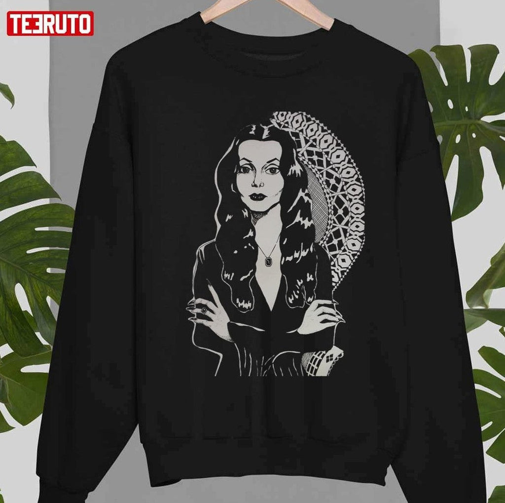 Morticia Vintage Art Unisex Sweatshirt