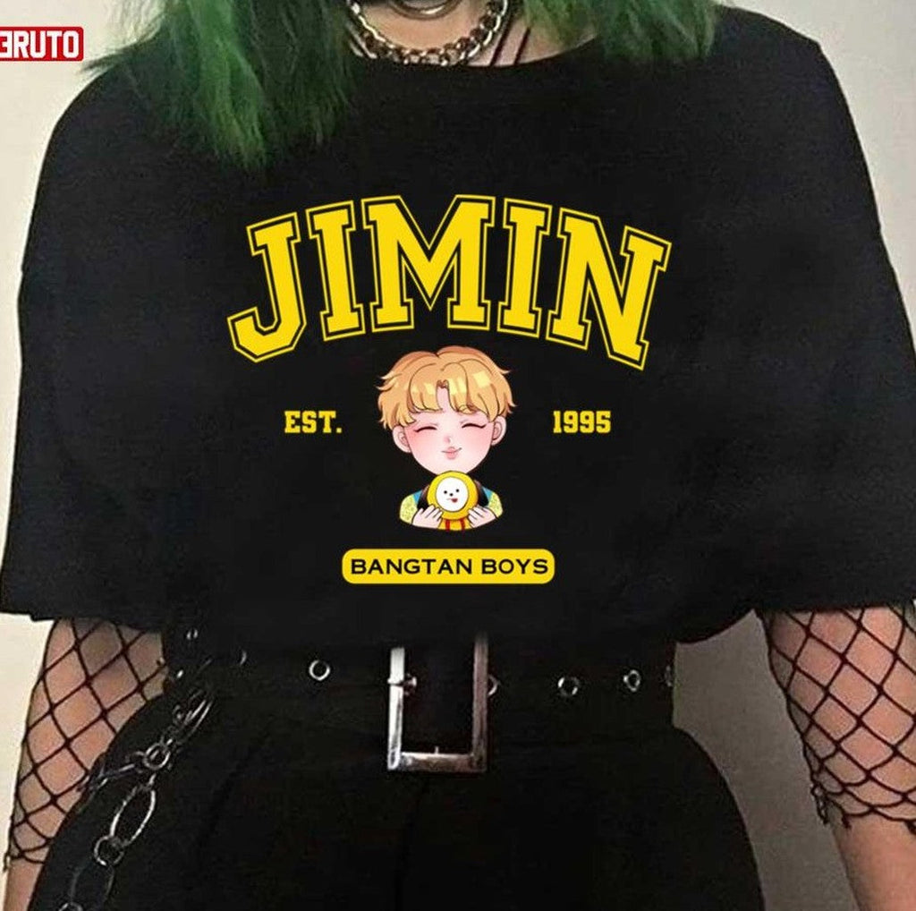 Park Jimin Chibi Cute Vintage Bangtan Boys BTS Jjim Unisex T-Shirt