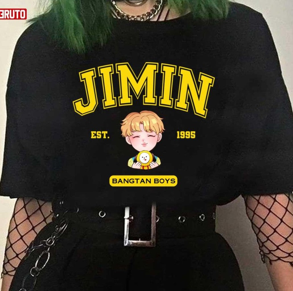 Park Jimin Chibi Cute Vintage Bangtan Boys BTS Jjim Unisex T-Shirt