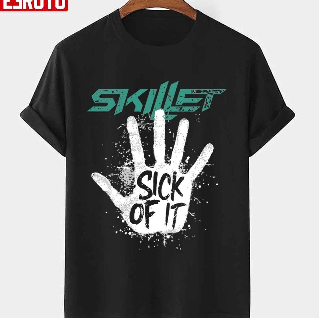 Sick Of It Album Skillet Band Vintage Unisex T-Shirt