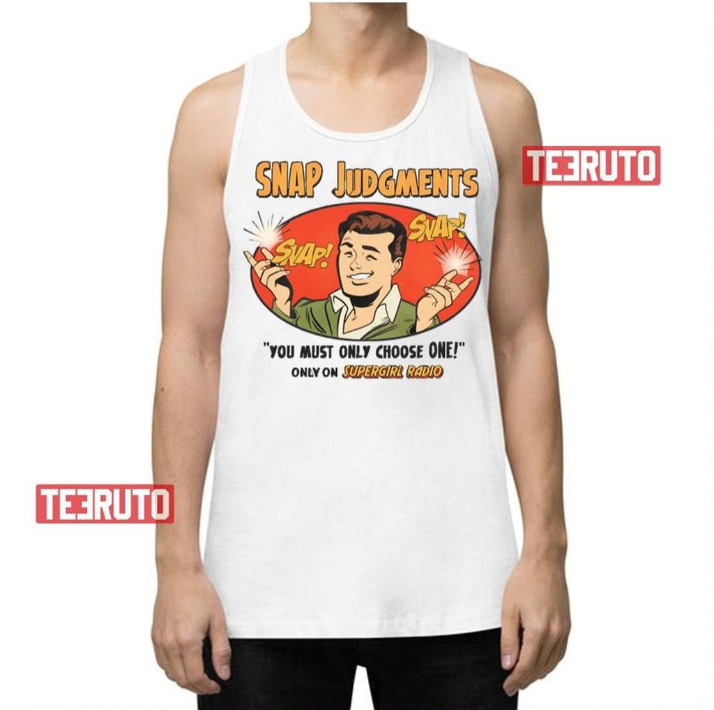 Snap Judgments Unisex Tank Top