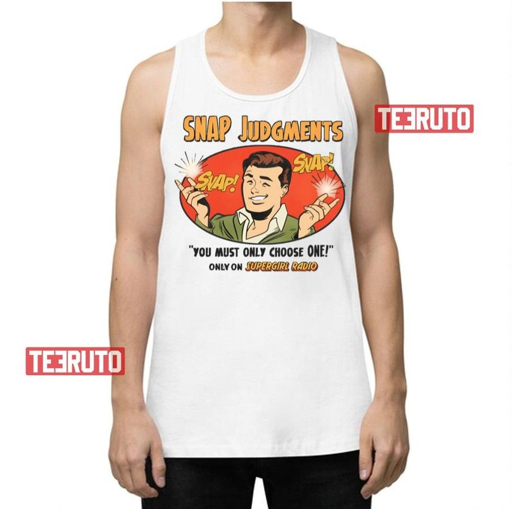 Snap Judgments Unisex Tank Top