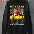 67 Years Of Gunsmoke 1955-2022 Thank You For The Memories Unisex Sweatshirt