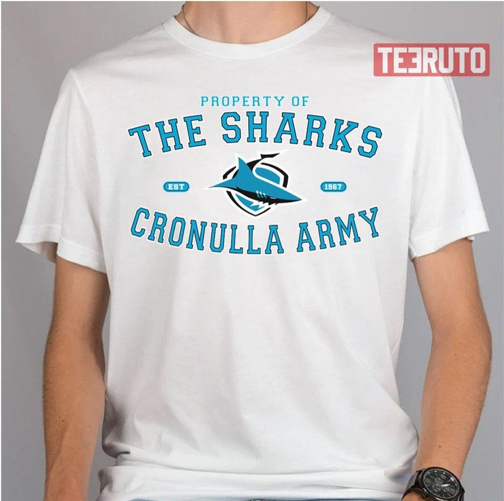 The Cronulla Sharks Army Rugby Nrl Unisex T-Shirt