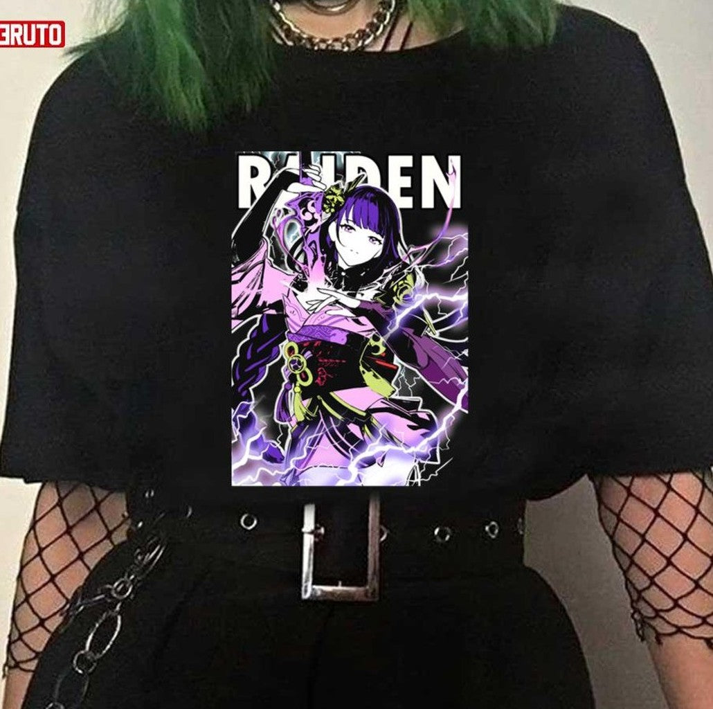 Raiden Shogun Genshin Impact Fan Made Unisex T-Shirt