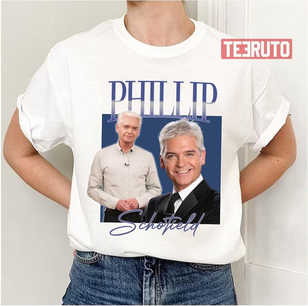 Phillip Schofield Collage Design Unisex T-Shirt