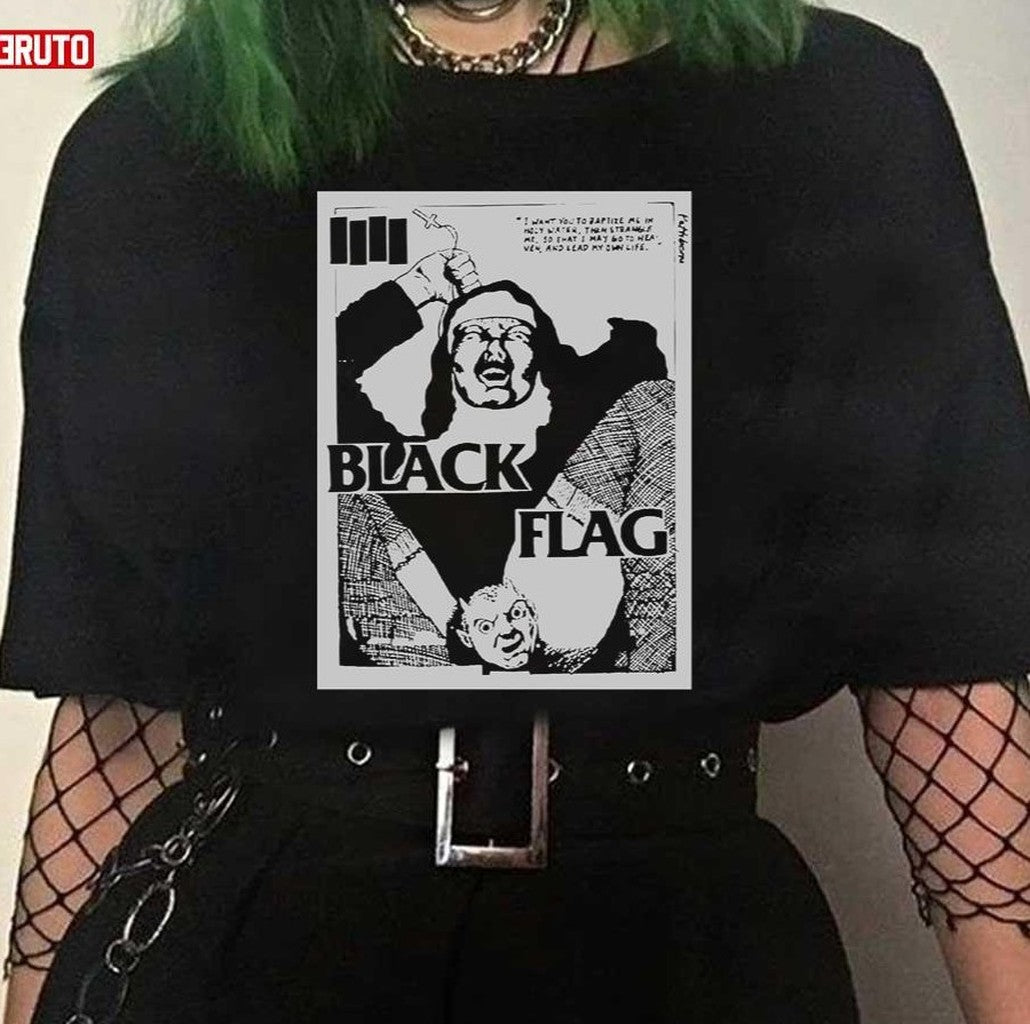 Black Flag Nun Unisex T-Shirt