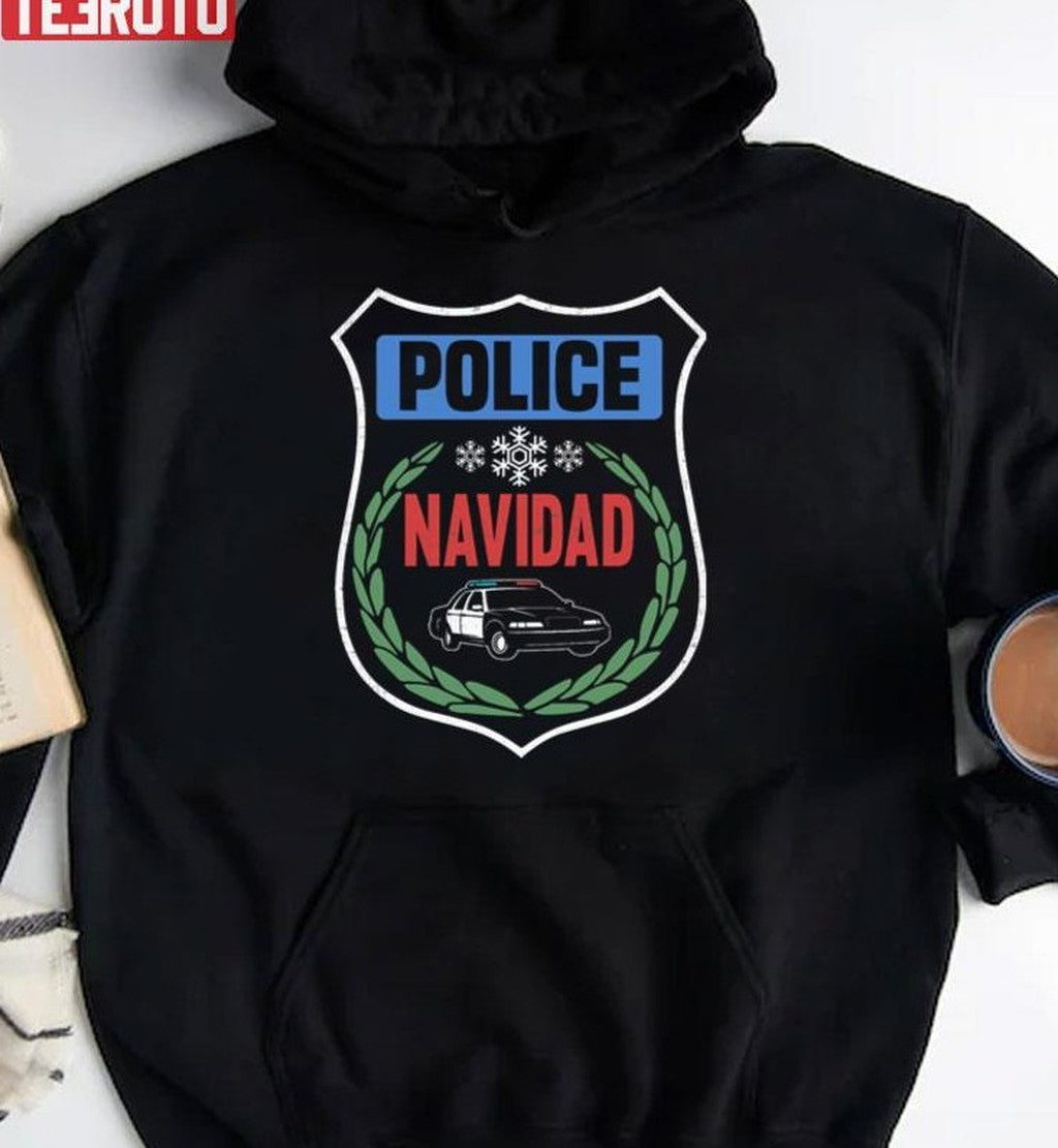 Police Navidad Christmas Unisex Sweatshirt