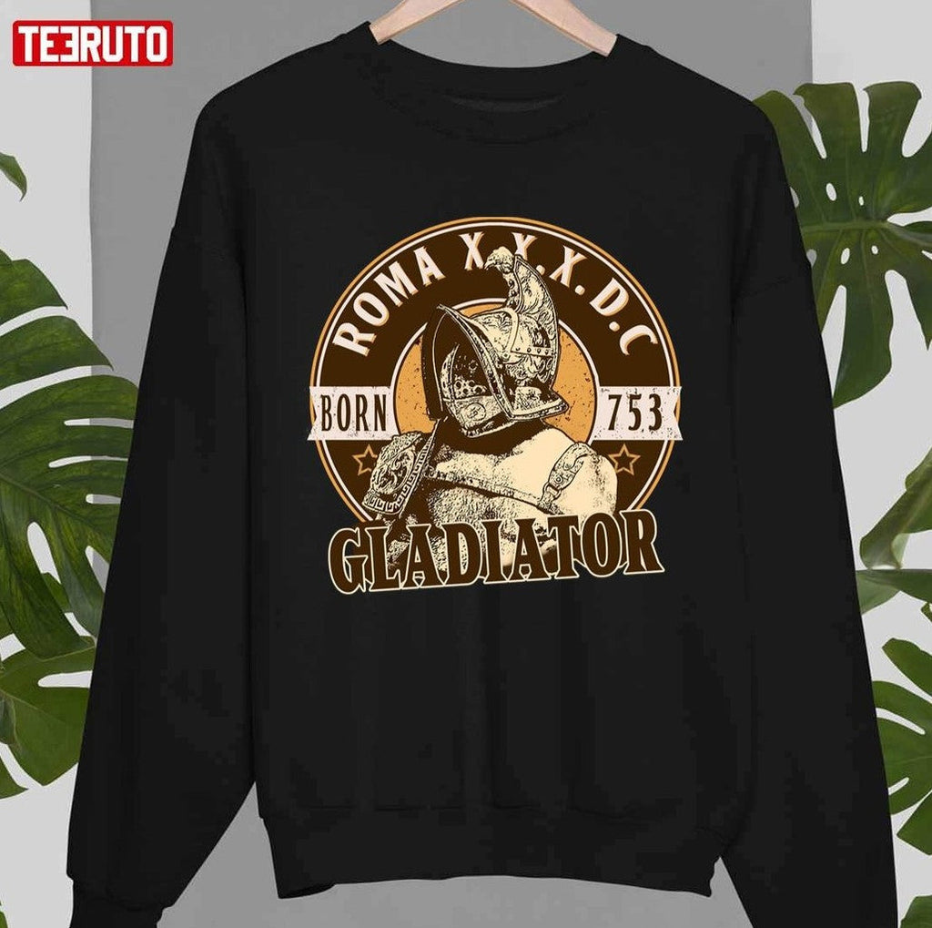 Roman Born 753 Gladiator Unisex T-Shirt