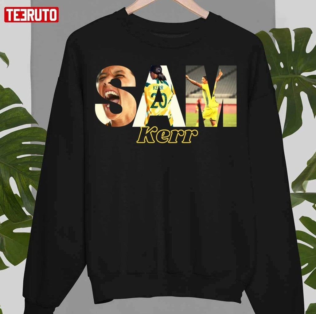 Sam Kerr Name Art Matildas Unisex Sweatshirt