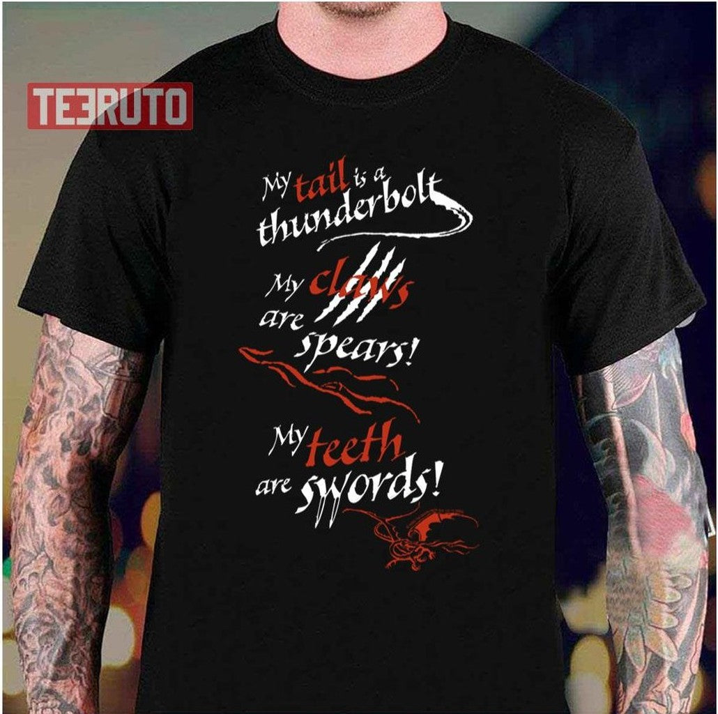 Smaug Intro Logo The Hobbit Unisex T-Shirt