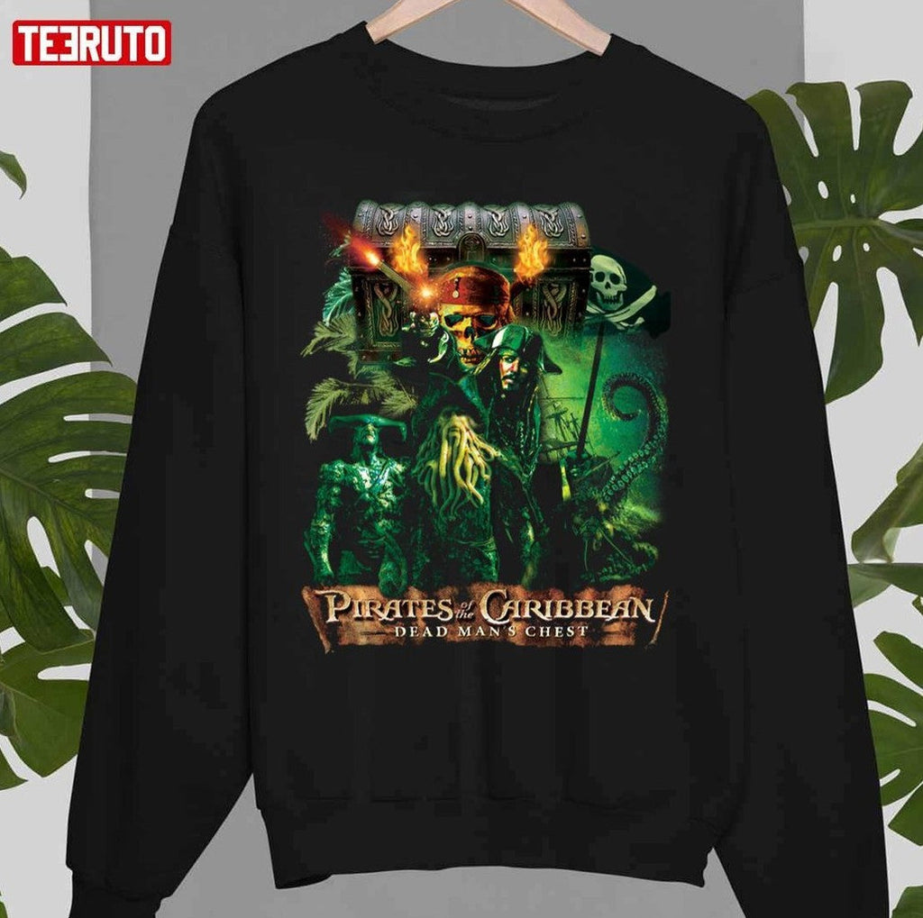 Pirates Of The Carribean Vintage Bootleg Style Unisex Sweatshirt