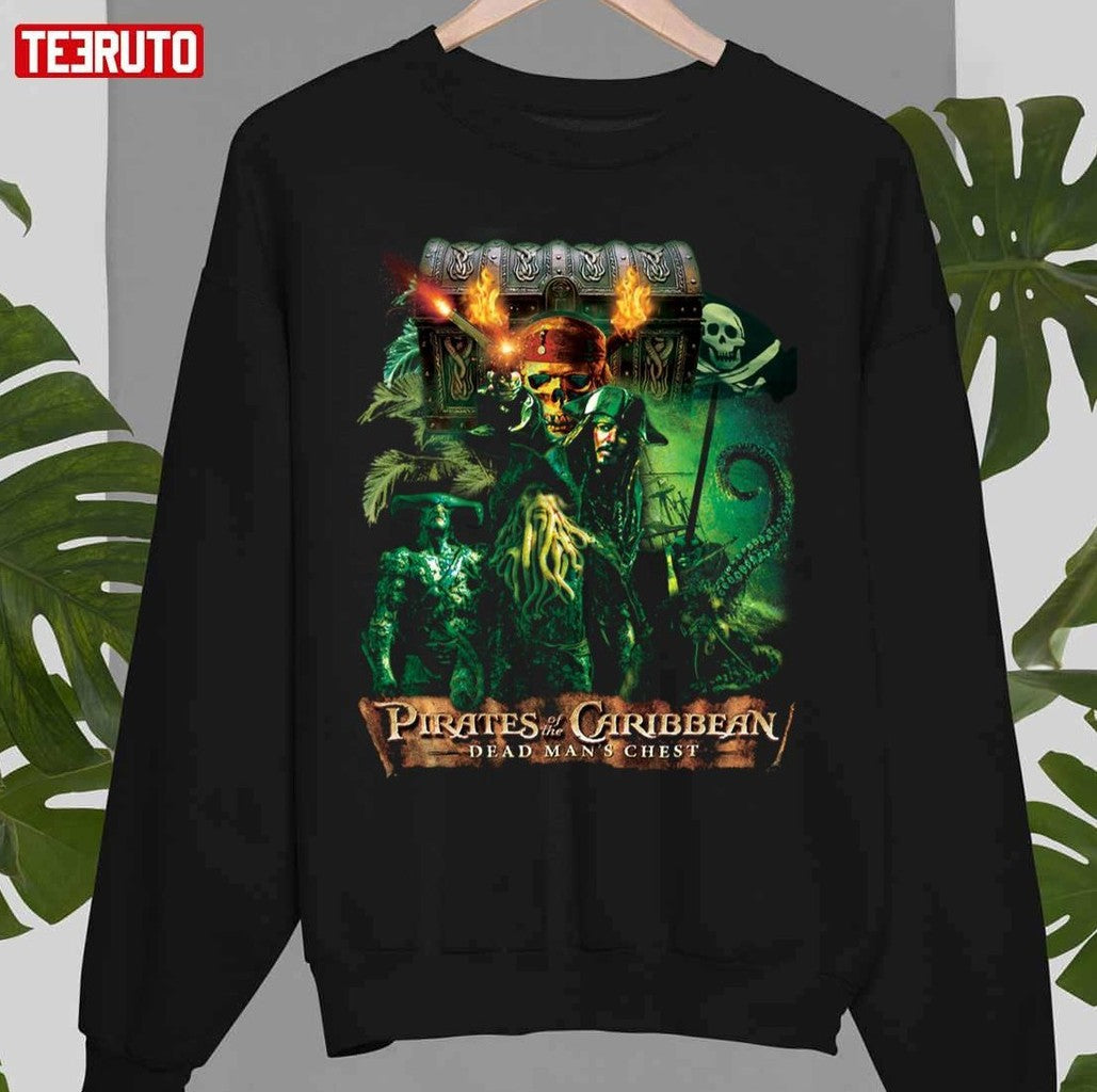 Pirates Of The Carribean Vintage Bootleg Style Unisex Sweatshirt