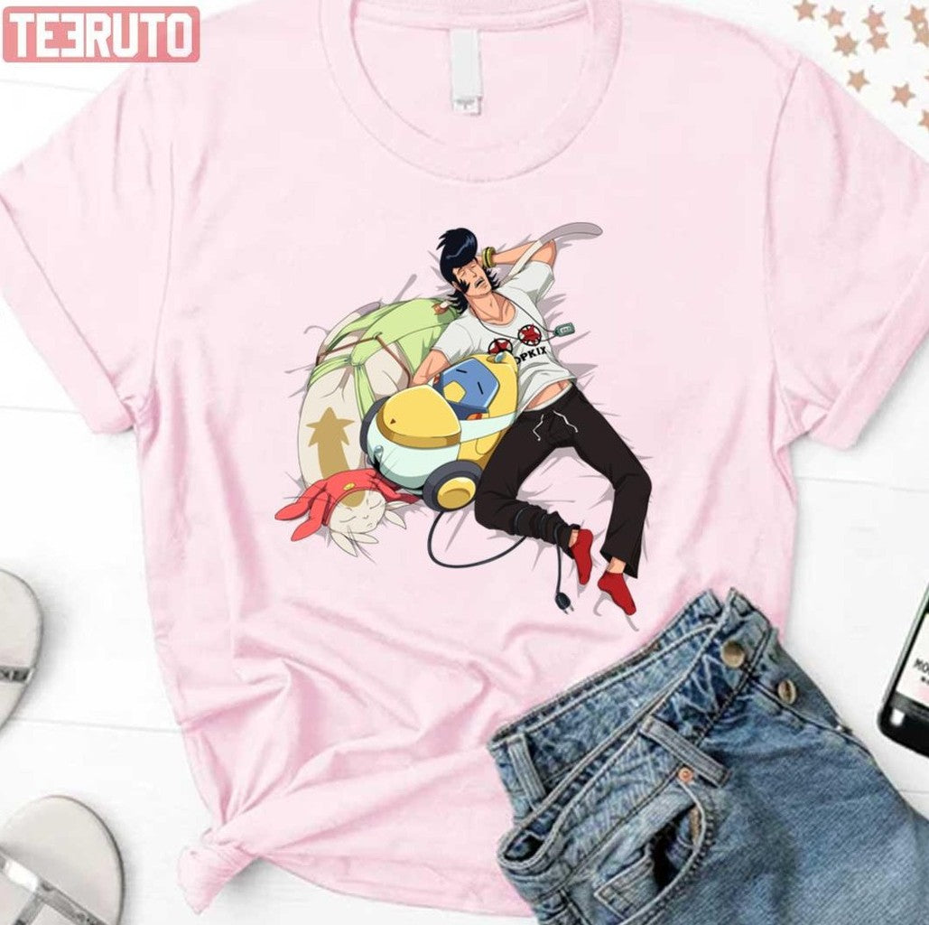 Snoozing Space Crew Space Dandy Unisex Sweatshirt