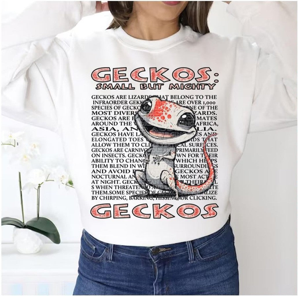 Small But Mighty Crested Gecko Unisex Sweatshirt