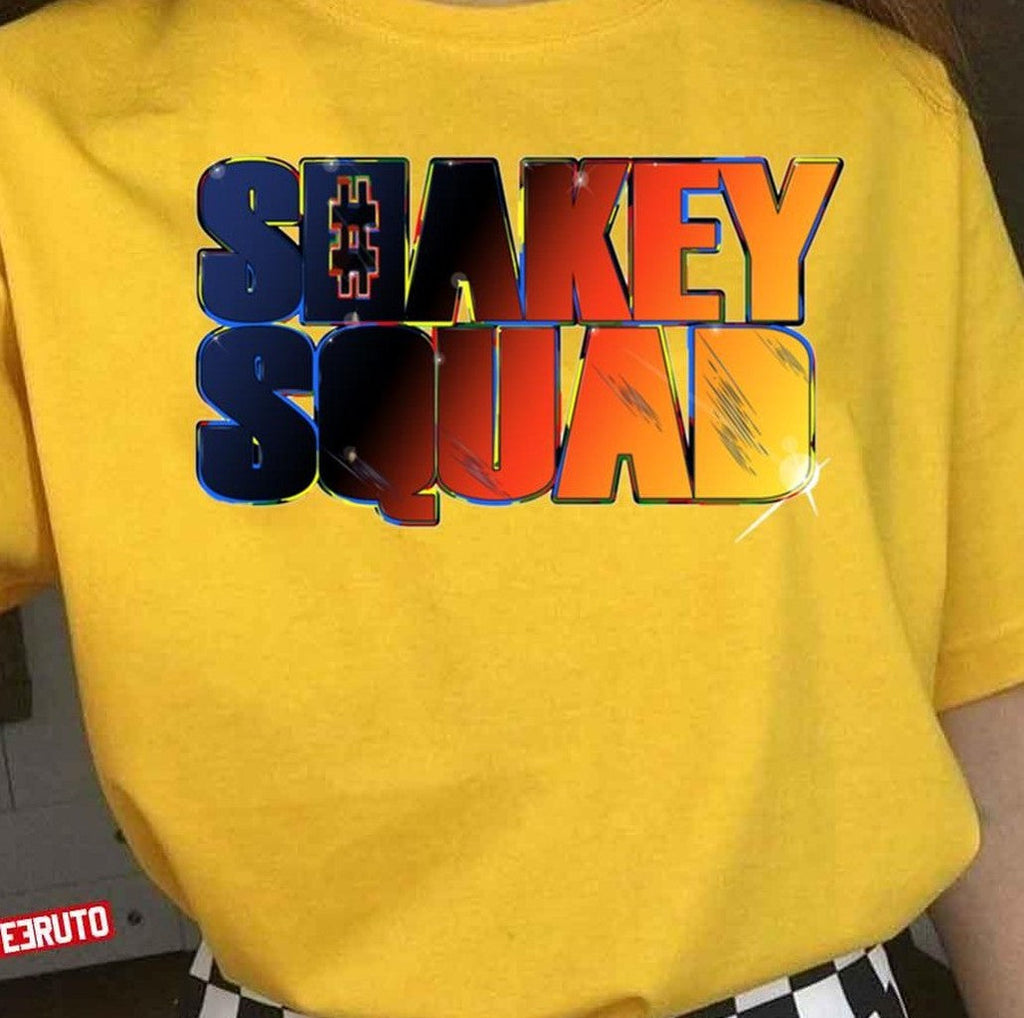 Shakey Squad Typographic Design Tremors Unisex T-Shirt