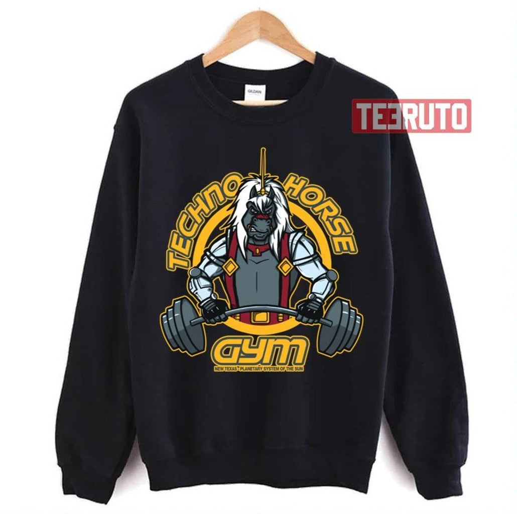 Techno Horse Gym Bravestarr Unisex T-Shirt