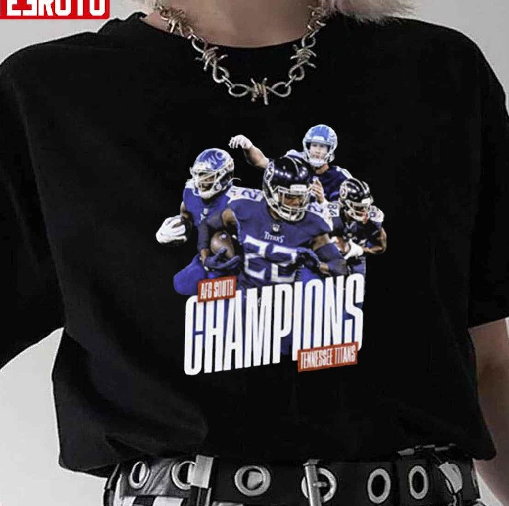 Tennessee Titans 2022 Afc South Champions Unisex T-Shirt