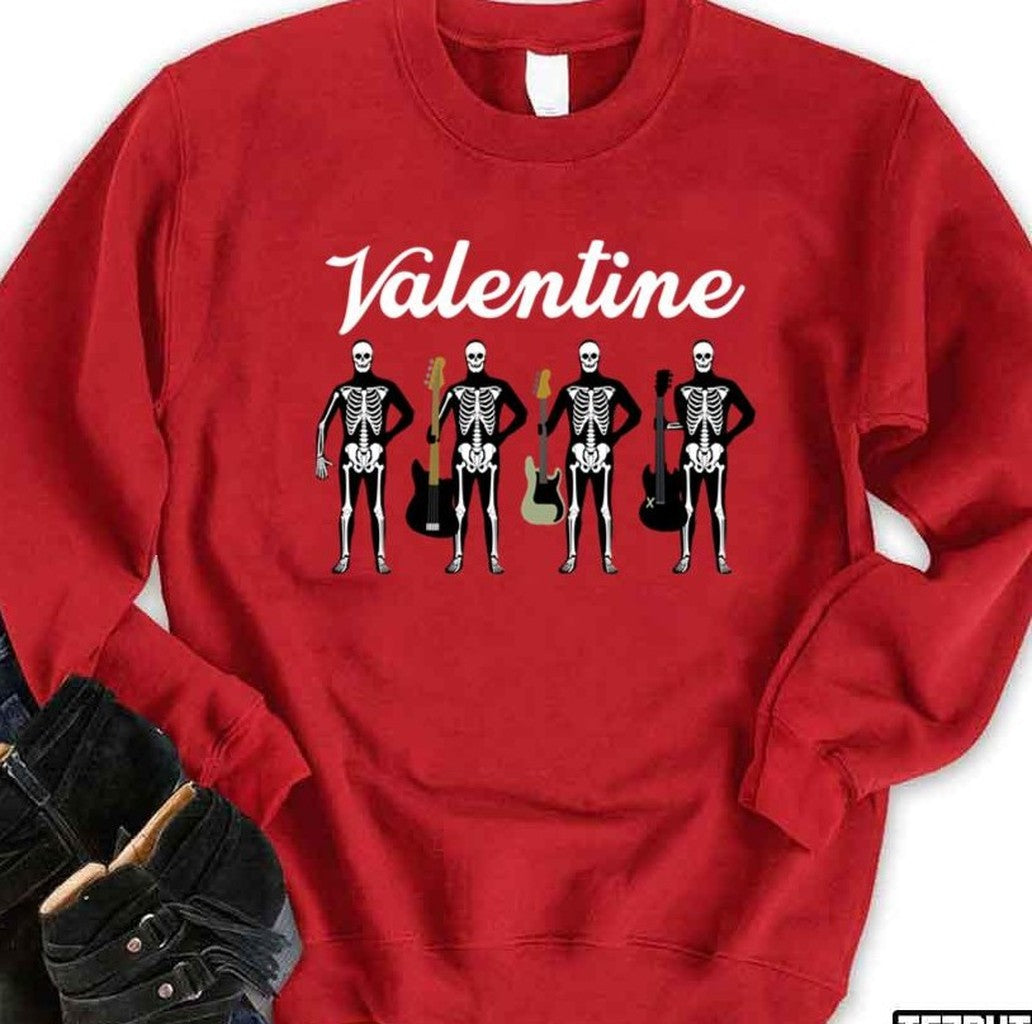 Skeletons Valentine 5sos 5 Seconds Of Summer Unisex Sweatshirt