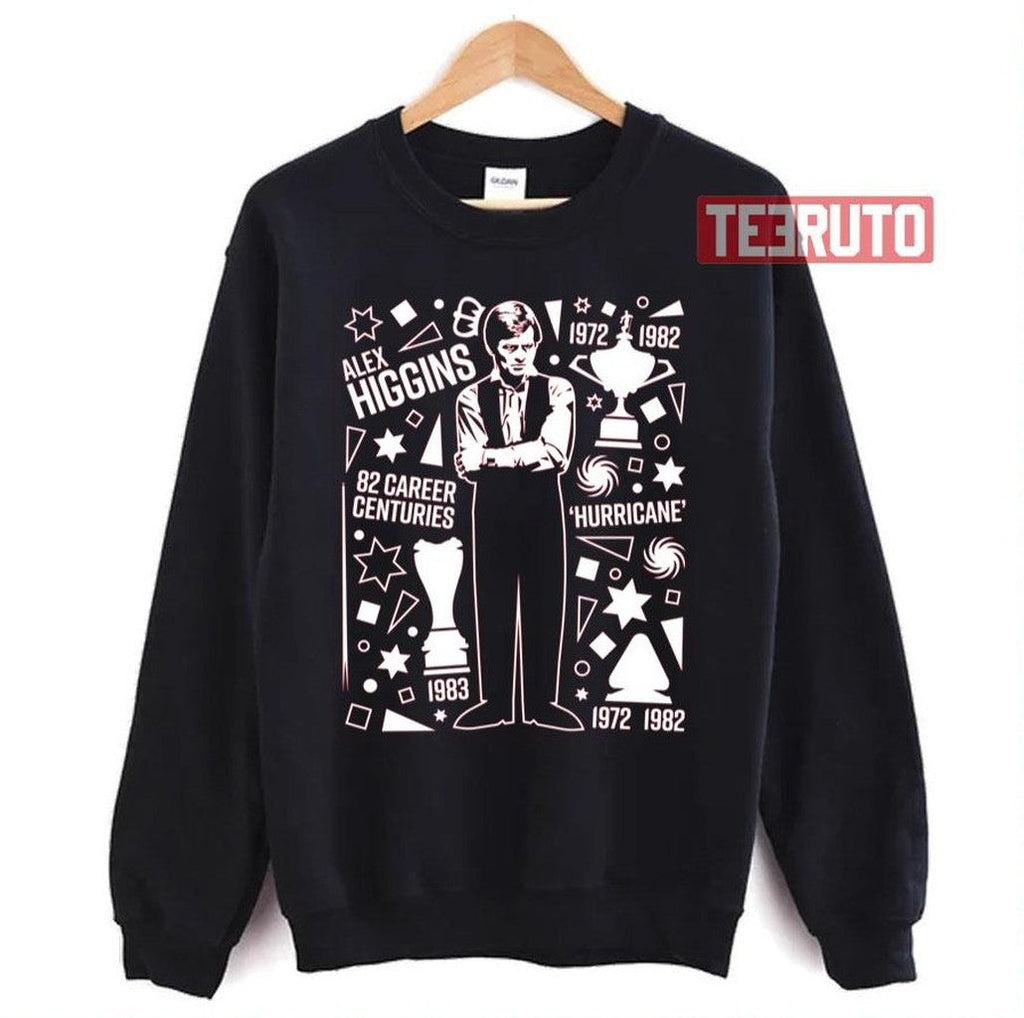Snooker Alex Higgins Collage Illustration Active Unisex Sweatshirt