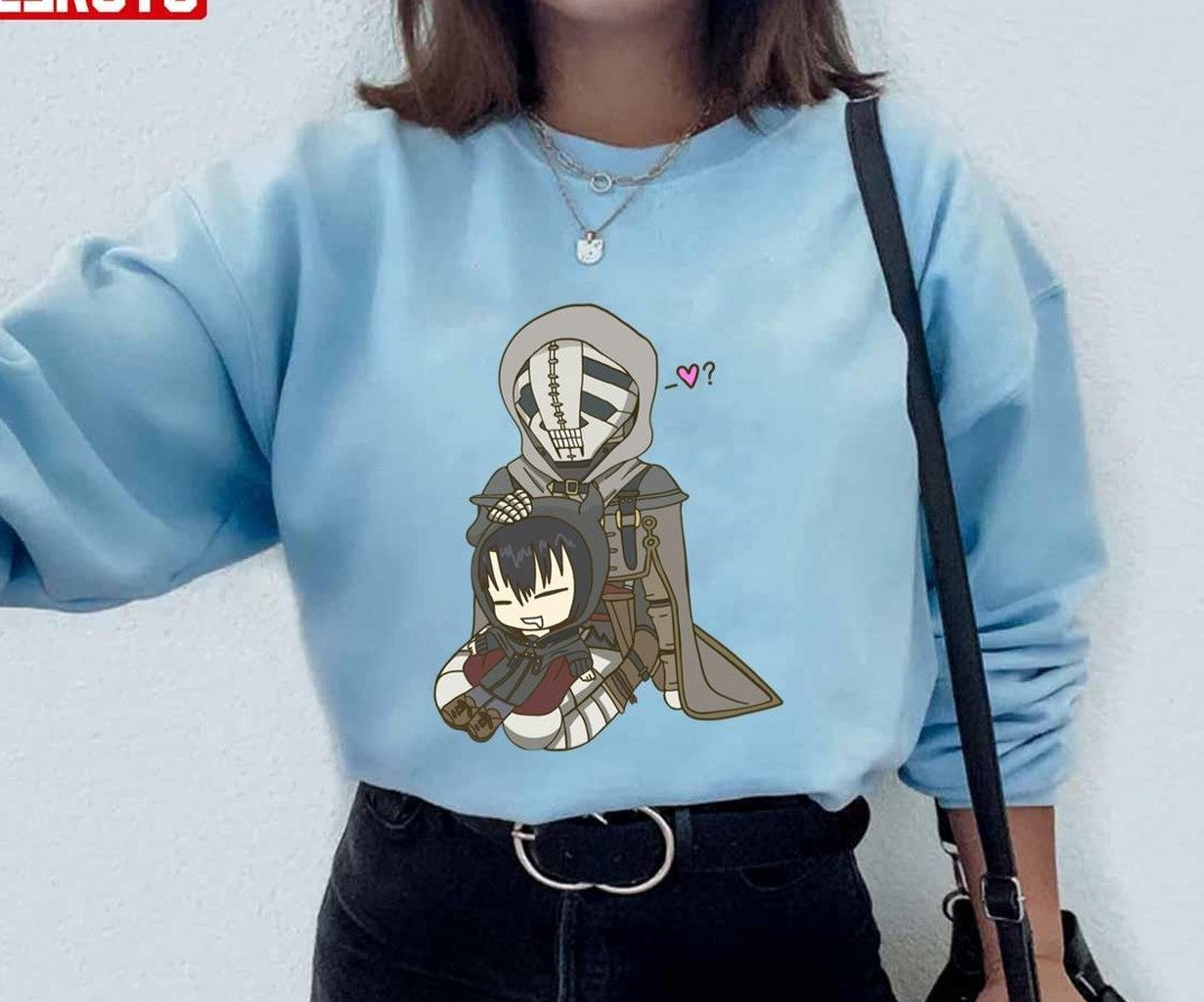Somali And Golem Chibis Somali And The Forest Spirit Unisex Hoodie